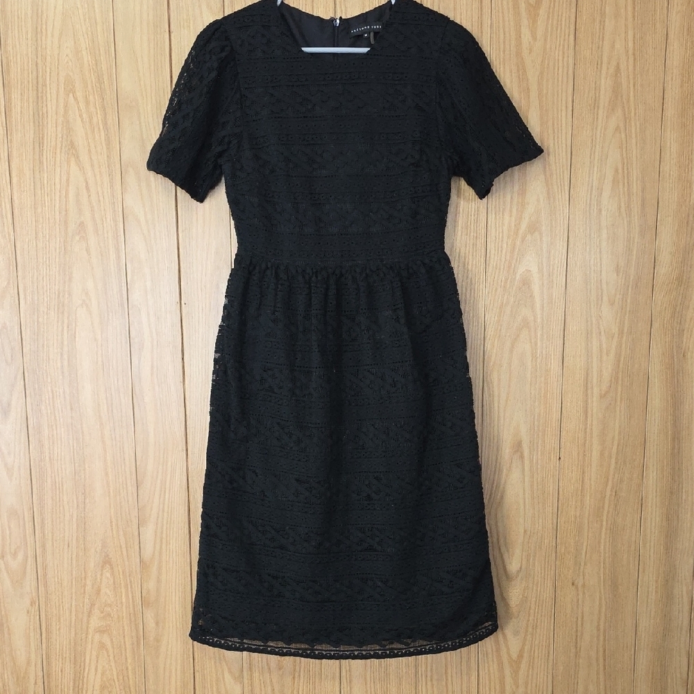 Endless Rose Black Lace Midi Dress